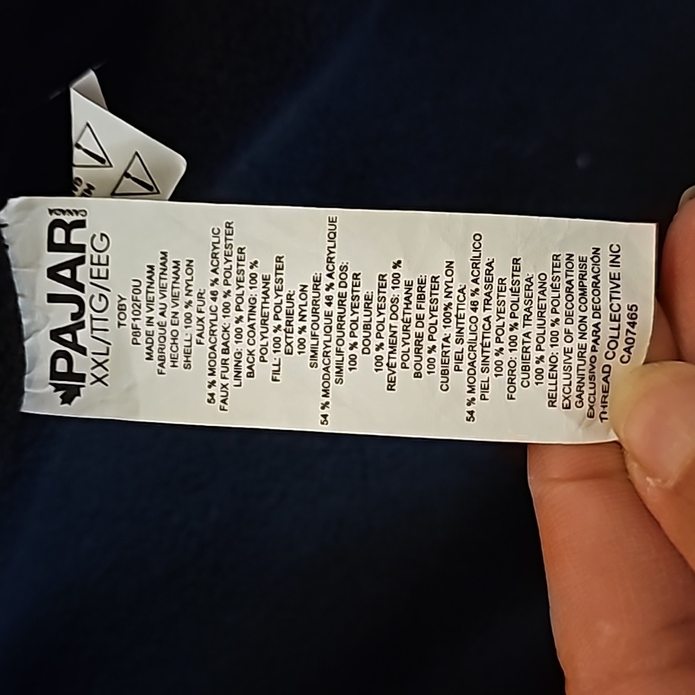 Pajar Pup Coat with hood XXL - Picture 6 of 16